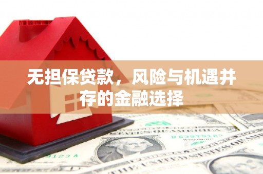 官渡无担保贷款，风险与机遇并存的金融选择