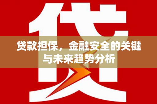 新泰贷款担保，金融安全的关键与未来趋势分析