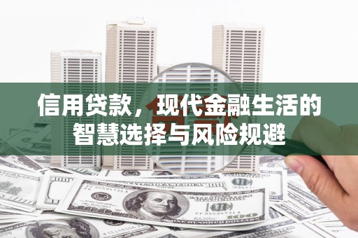 郴州信用贷款，现代金融生活的智慧选择与风险规避