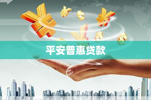海原平安普惠贷款