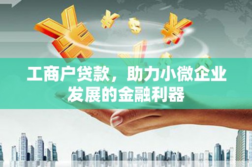 南涧工商户贷款，助力小微企业发展的金融利器
