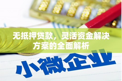 大林无抵押贷款，灵活资金解决方案的全面解析