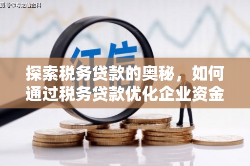 康马探索税务贷款的奥秘，如何通过税务贷款优化企业资金流