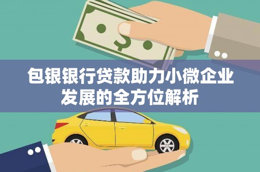 银川包银银行贷款助力小微企业发展的全方位解析 银川包银银行贷款助力小微企业发展的全方位解析