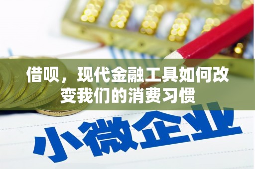 高碑店借呗，现代金融工具如何改变我们的消费习惯