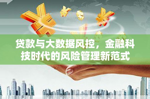彭泽贷款与大数据风控，金融科技时代的风险管理新范式