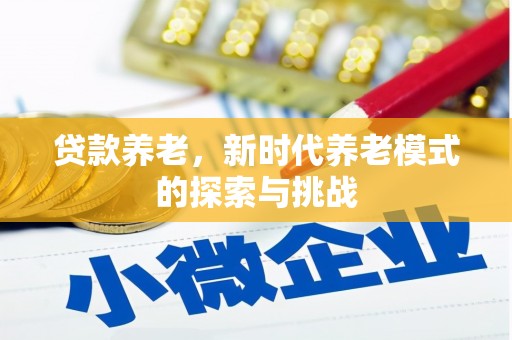 集美贷款养老，新时代养老模式的探索与挑战