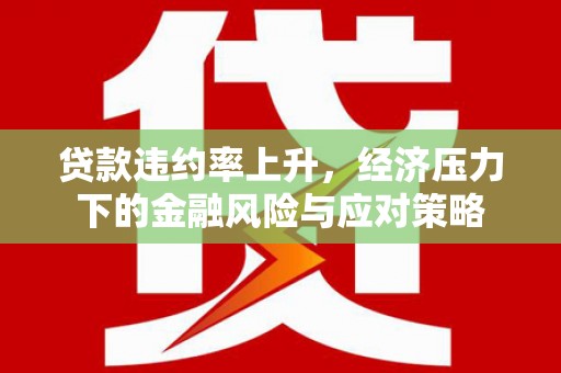 安居贷款违约率上升，经济压力下的金融风险与应对策略
