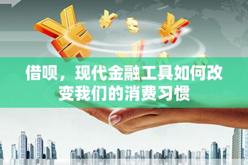 苗栗借呗，现代金融工具如何改变我们的消费习惯
