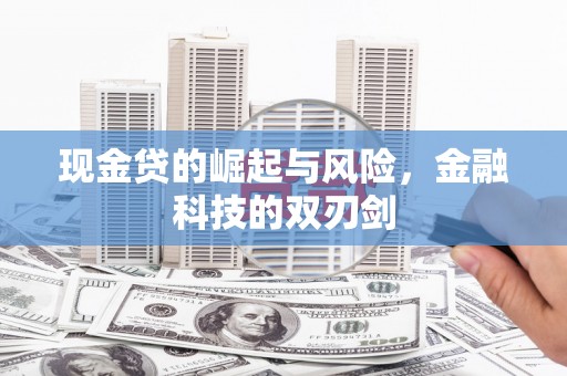 武强现金贷的崛起与风险，金融科技的双刃剑