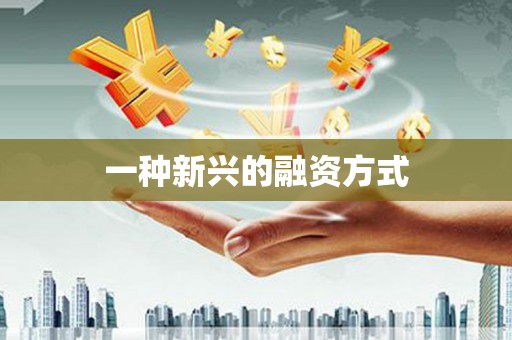 榆树一种新兴的融资方式
